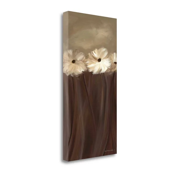 Tangletown Fine Art Daisy Bouquet by Karen Lorena Parker - Giclee Print on Wrap Canvas, 17x22X34x22