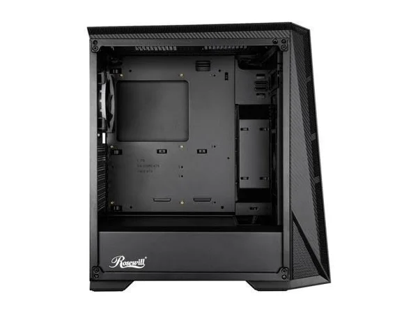 Rosewill ATX Mid Tower Gaming PC Computer Case with RGB Fan & LED Light Strip - 2