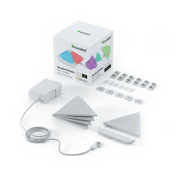 Nanoleaf Shapes - Mini Triangle Smarter Kit