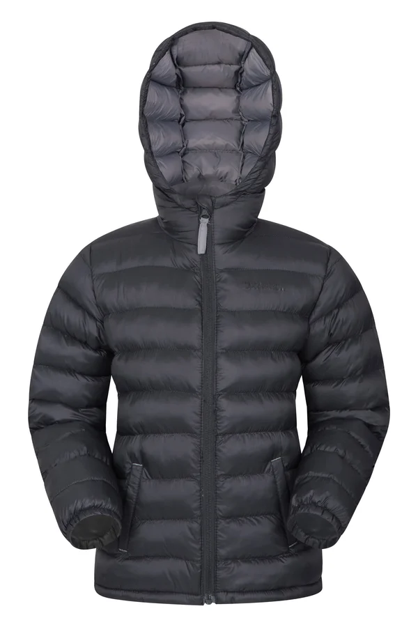 Mountain Warehouse Seasons Kids Water Resistant Padded Jacket - Black - Size 5-6
