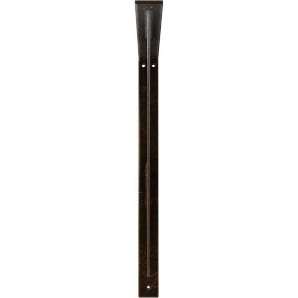 Ekena Millwork 2x22W x 24x22D x 24x22H Legacy Steel BRACKET - Antiqued Bronze