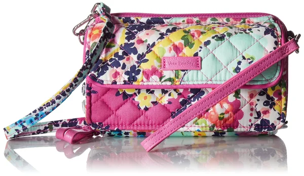 Vera Bradley Iconic RFID All in One Crossbody, Wildflower Paisley