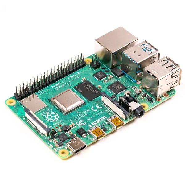 Raspberry Pi 4 Model B - Single-board computer - Broadcom BCM2711, 1.5 GHz - RAM 8 GB - 802.11a/b/g/n/ac, Bluetooth 5.0