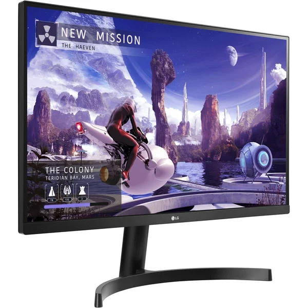 LG 27QN600-B 27x22 QHD IPS HDR10 Monitor with AMD FreeSync