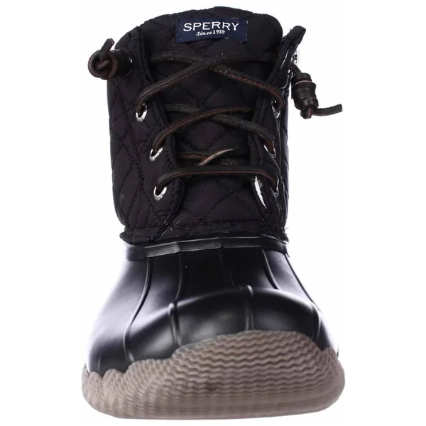 Sperry Women's Saltwater Sparkle Rubber Boots - Oat Gold - Size 9.5