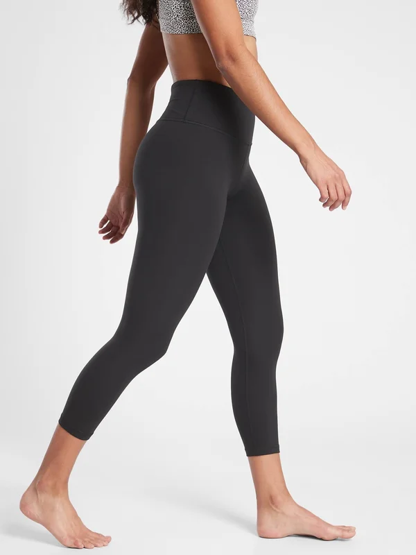Athleta Women's Elation Capri Black Tall Size Xs