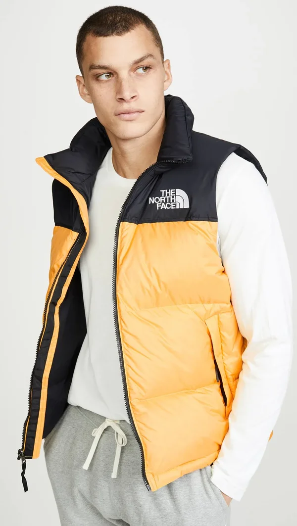 The North Face Men's 1996 Retro Nuptse Vest Yellow XL
