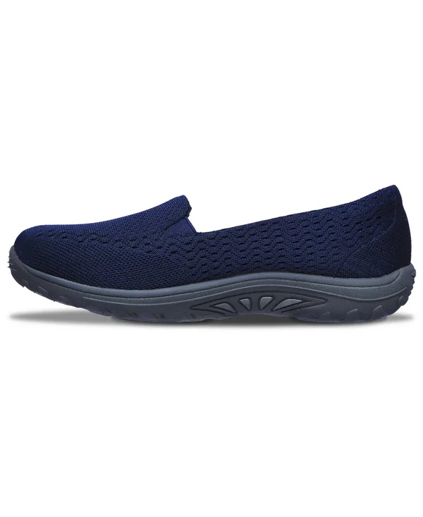 Skechers Women's Relaxed Fit Reggae Fest Pillows Slip-On, Navy