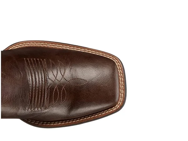 Ariat Men's Sport Rider Wide Square Toe Western Boot - Chocolate - 10
