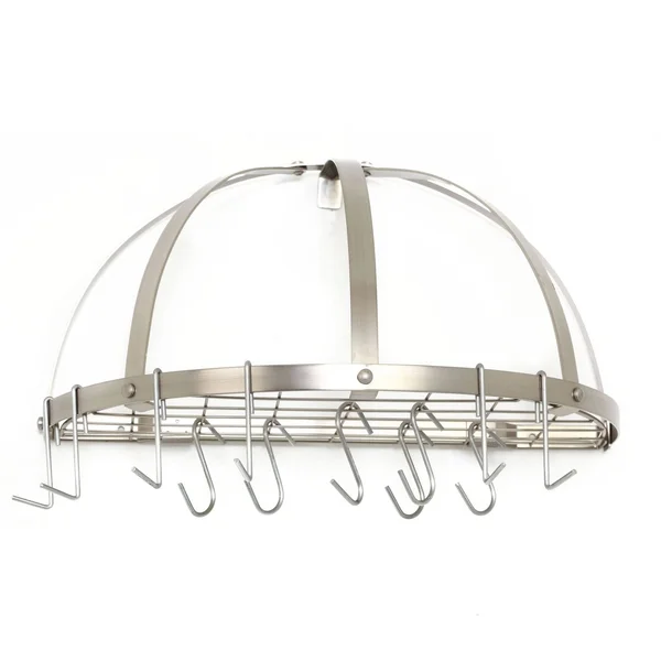 Old Dutch Graphite Half-Round Pot Rack