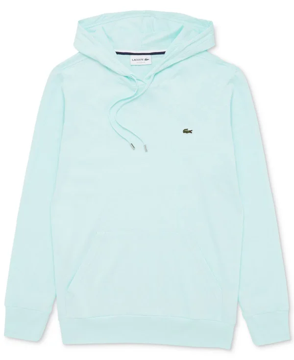 Lacoste Men's Long Sleeve Hooded Jersey Cotton T-Shirt Hoodie
