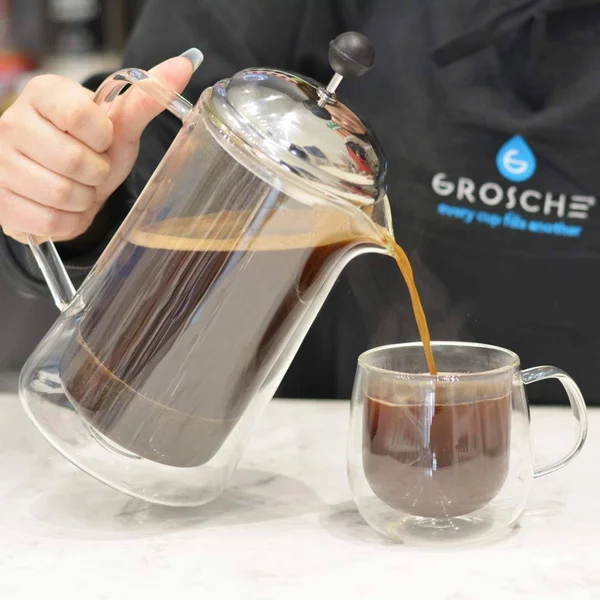 Grosche Stanford Double Walled Glass French Press