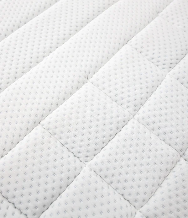 SensorPEDIC Euro Majestic 3-Zone Quilted Memory Foam 3-Inch Bed Topper - White - Queen