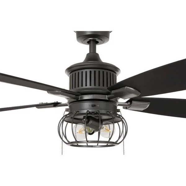 Home Decorators Collection Aldenshire 52 in. LED Indoor/Outdoor Natural Iron Ceiling Fan with Light Kit