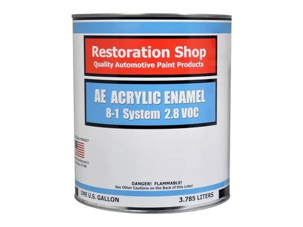 Restoration Shop - Complete Gallon Kit - Ford Mustang Candy Apple Red Metallic Acrylic Enamel Single Stage Car Auto Paint