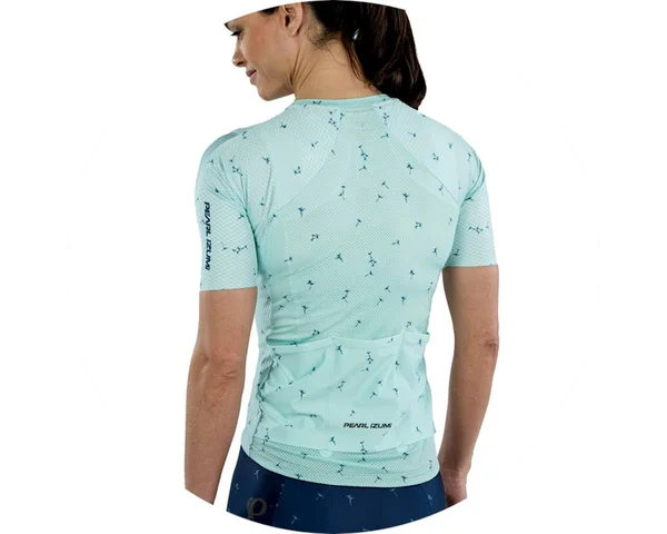 Pearl Izumi Women's P.R.O. Mesh Jersey - Glacier/Navy Wish - Small