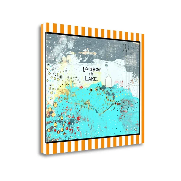 Tangletown Fine Art Life at The Lake by Sarah Ogren - Giclee Print on Gallery Wrap Canvas, 28x22 x 32