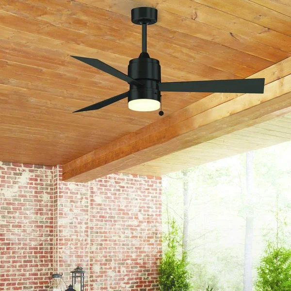 Fanimation FP4640BSLW Zonix Wet 52 inch Silver Ceiling Fan