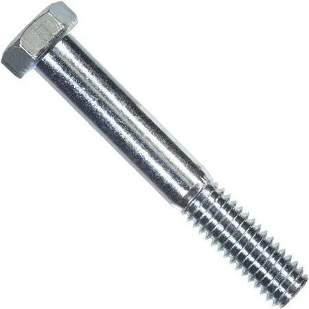 4 Pk Hillman 1/2 inch x 7 inch x 13 TPI Grade 2 Zinc Plated Hex Bolt @ 25/pk 190348