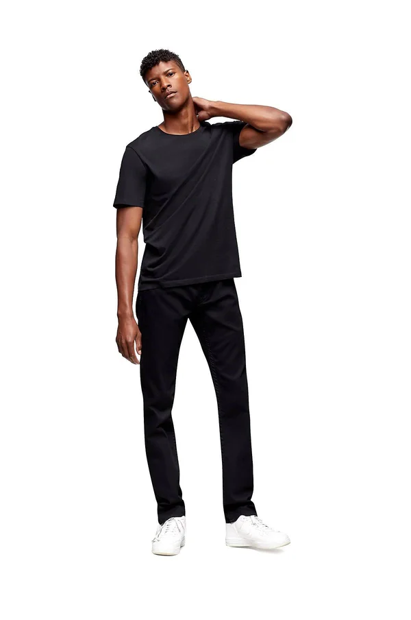 True Religion Men's Skinny Flap Pocket Jeans - Black - Size 40