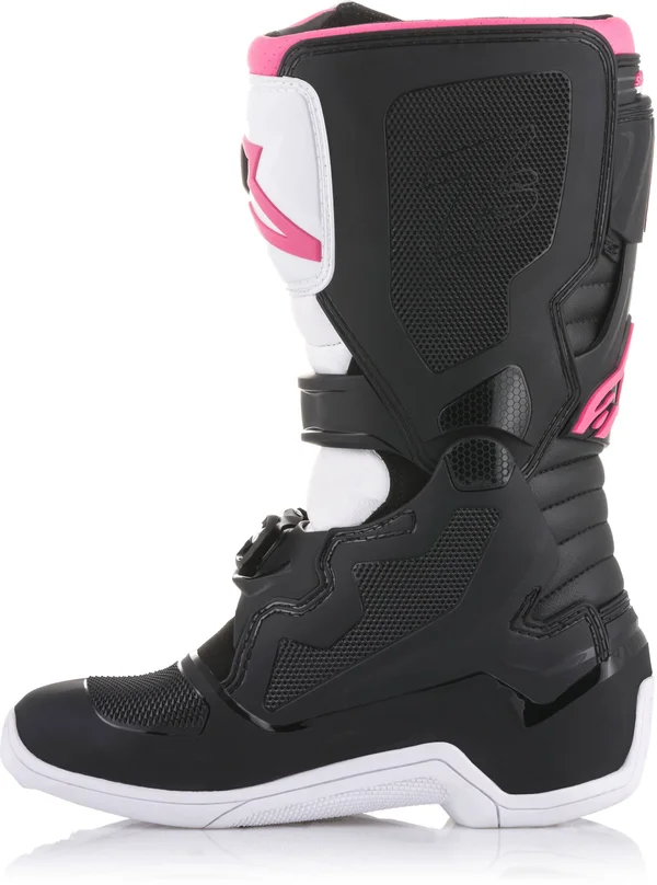 Alpinestars Stella Tech 3 Womens Boots (8, Black/White/Pink)