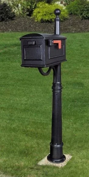 Special Lite SPK-600 Ashland Decorative Mailbox Post, Swedish Silver