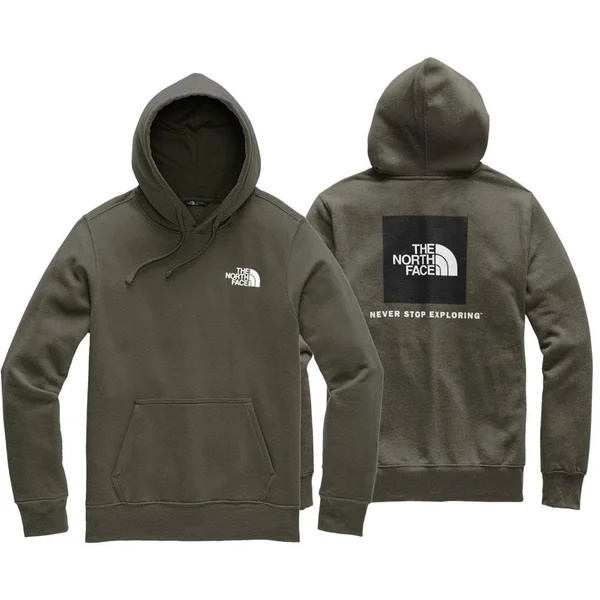 The North Face Red Box Pullover Hoodie Mens Green