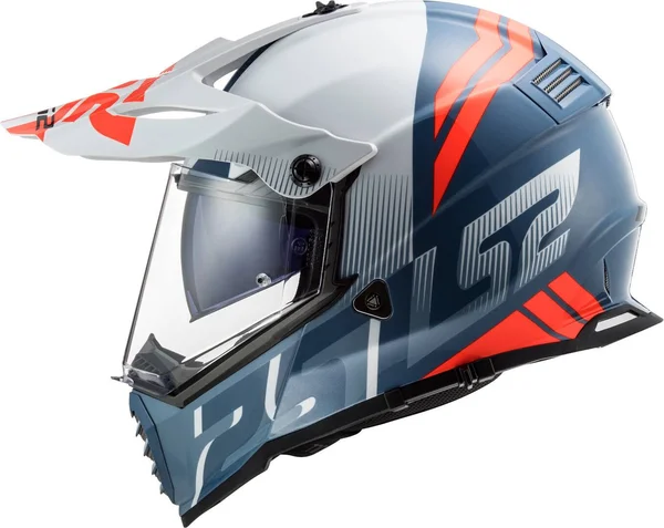 LS2 - Helmet MX436 Pioneer Evo Evolve White - Cobalt - Size L
