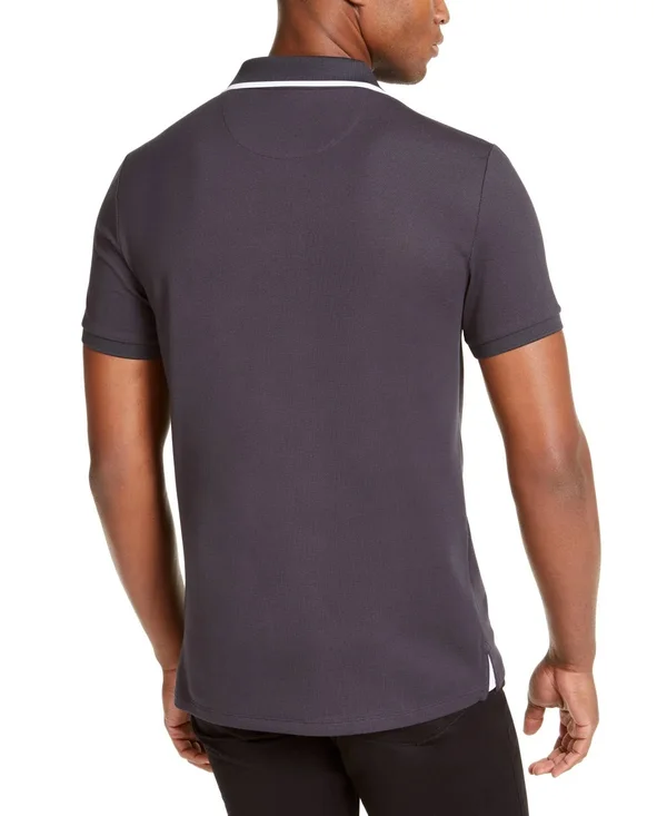 Calvin Klein Men's Move 365 Tipped Polo Shirt - Grey - Xs