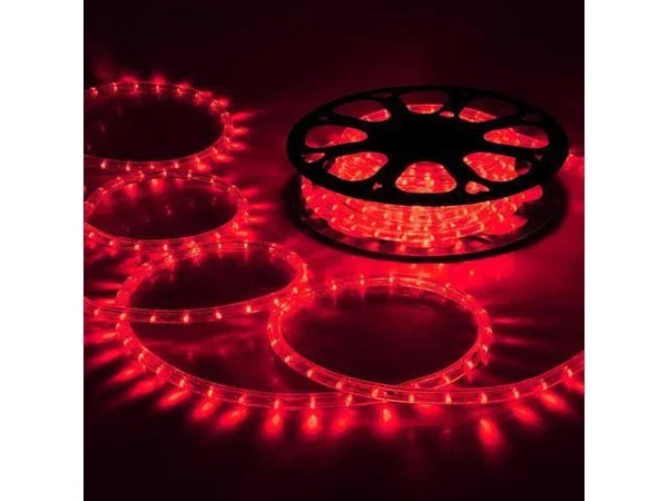 Delight 150 ft 2 Wire LED Rope Light Holiday Valentine Party Decorative Lighting Red