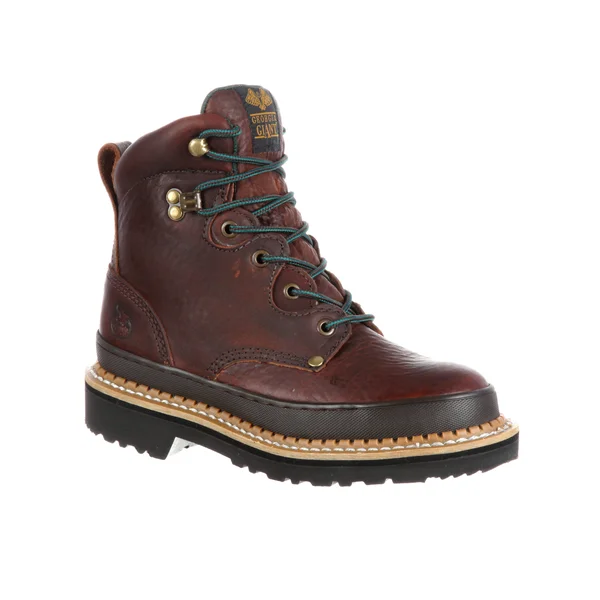 Georgia Giant Women's Steel Toe Work Boot, Size: 11, Brown