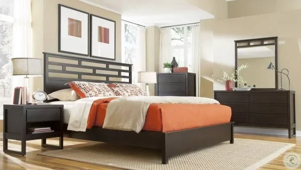 Progressive Furniture Athena Nightstand in Dark Chocolate - Progressive Furniture P109-43