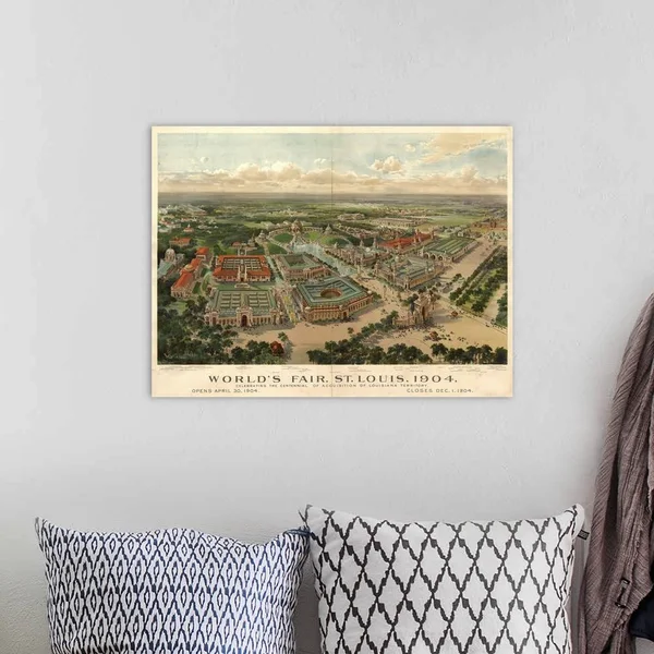 St Louis Worlds Fair, Canvas Wall Art, 24x18, Great Big Canvas
