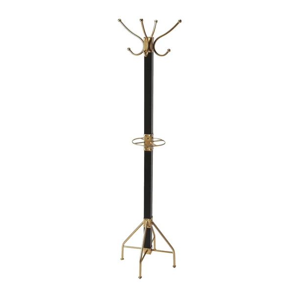 Copper Grove Andreas Coat Rack - Gold/Black - Rubbed