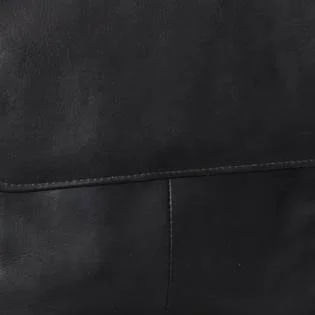 Piel Leather Laptop Shoulder Bag (saddle)