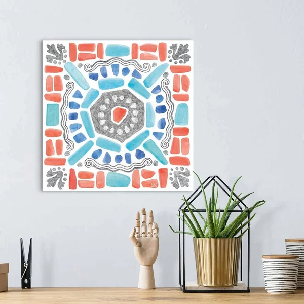Coastal Sea Life x - Canvas Wall Art, 16x16, Great Big Canvas