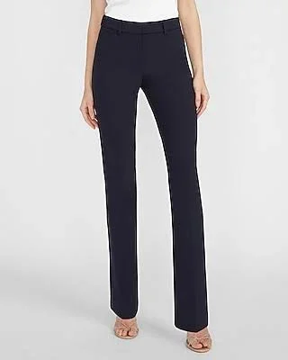 High Waisted Soft & Sleek Barely Boot Columnist Pant Blue Women's 4