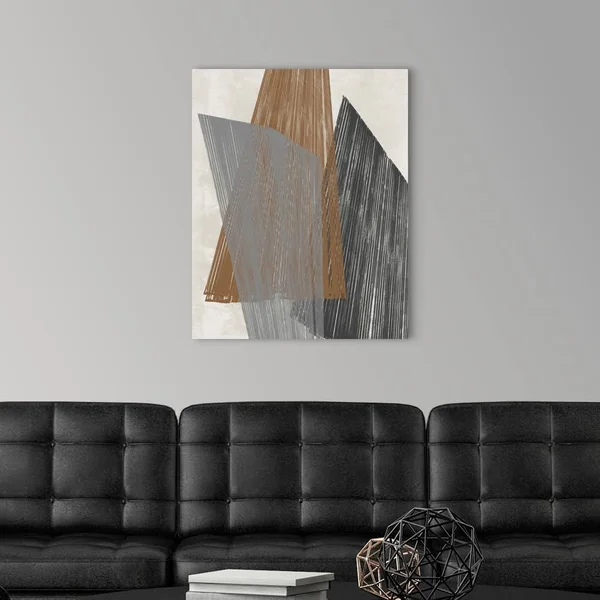 Triangle Stripes I - Canvas Wall Art, 24x30, Great Big Canvas