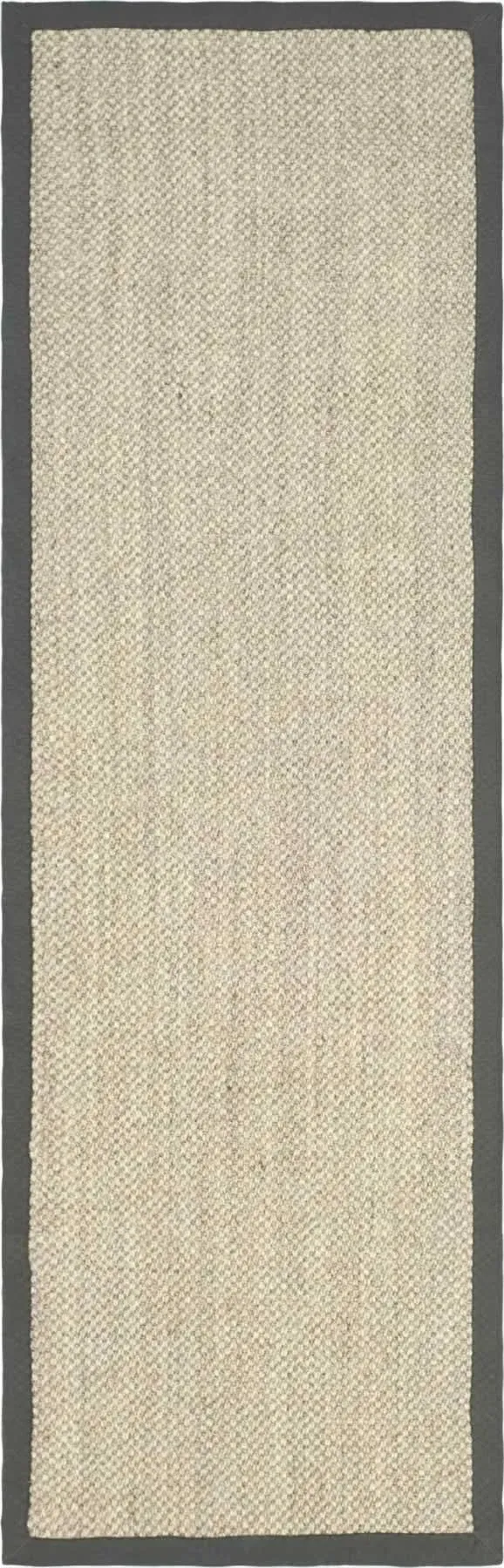 Safavieh NF443B Marble, Grey Natural Fiber 8& x 8& Square Area Rug