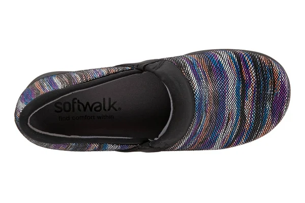 Softwalk Sport Clogs - Meredith, Size 11 Medium, Multi