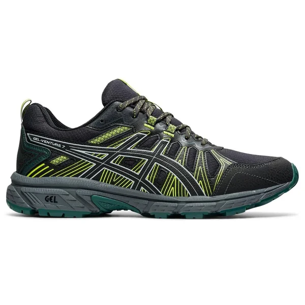 Asics Gel-Venture 7 Men's Trail Running Shoes, Size: 14, Black