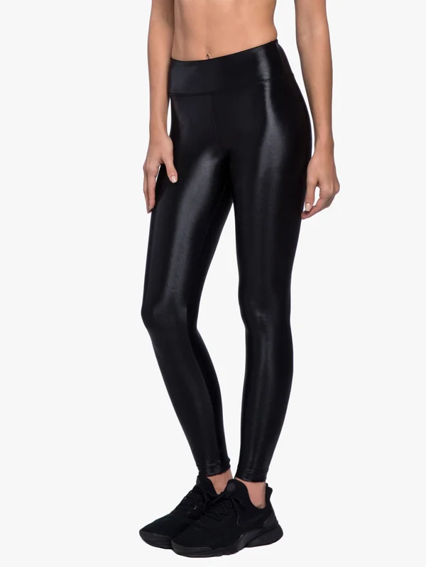 Koral Lustrous High Rise Legging - Black - Leggings