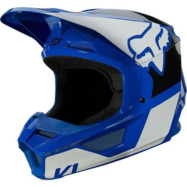 Fox Racing V1 Revn Helmet - Black/White - 2XL