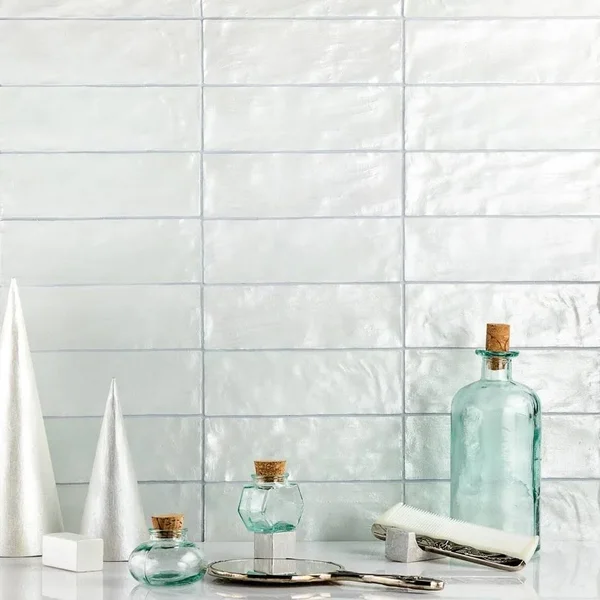 Tilebar Montauk Sky 2x8 Ceramic Blue Wall Tile