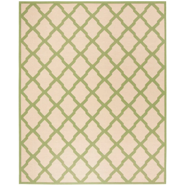 Safavieh Linden LND122L Cream/Aqua 4& x 6& Area Rug