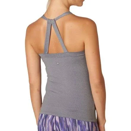 Women's Prana Quinn Chakara Top - Heather Grey