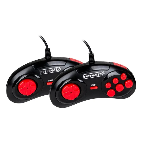 Retro-bit RB-PP-6539 Generations Plug & Play Game CONSOLE - Red & Black