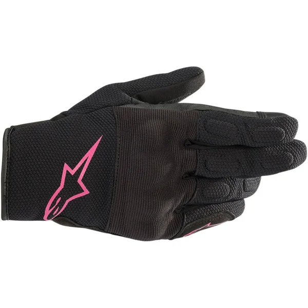 Alpinestars Stella S-Max Drystar Womens Gloves (Large, Black/Pink)