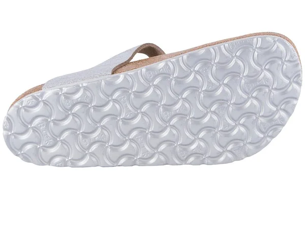 Birkenstock Women's Gizeh Sandal - 41 - Washed Metallic Blue