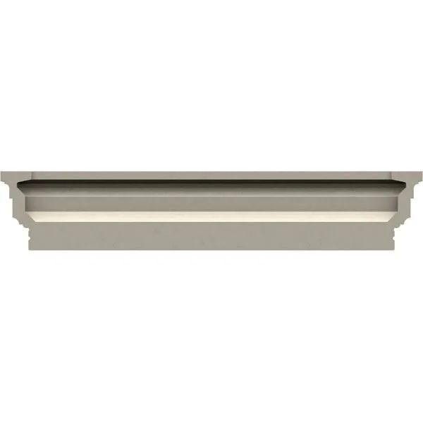 Ekena Millwork CRH04X157ST 157x22 Bottom Width x 159 1/2x22 Top Width x 3 7/8x22H x 1/4x22P Stockport Crosshead
